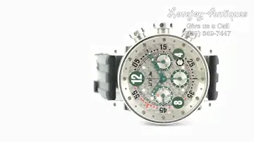 BRM 44mm Chrono V-12 Valjoux 7753 Mint SS ETA Swiss