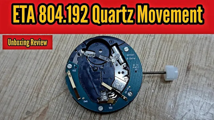 Tissot ETA 804.192 Swiss Quartz Watch Movement Unboxing Review | Watch Repair Channel