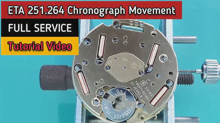 How To Service ETA 251.264 Chronograph Movement | Assembly and Disassembly Tutorial | SolimBD