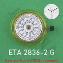 ETA 2836-2 золотой часовой механизм аксессуары абсолютно новый оригинальный механический механизм ETA 2836