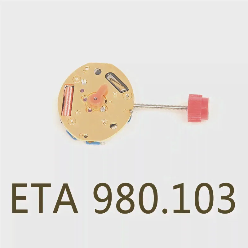 Швейцарский оригинальный импортный ETA 980.103 кварцевый механизм 980103 механизм детали часового механизма