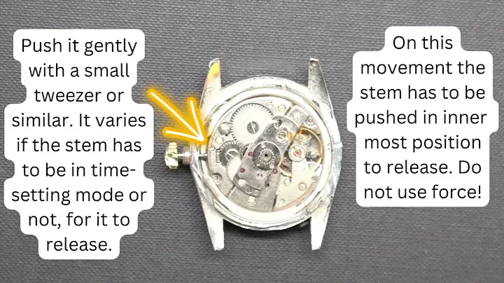 Removing stem and crown generic mechanical movement