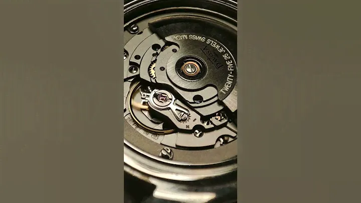 ETA 2824-2 macro in a Davosa Ternos Diver 40 mm watch.