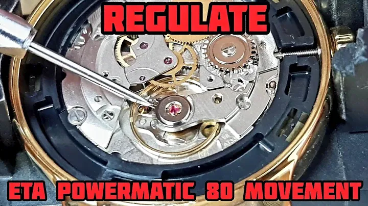 How To Regulate a ETA Powermatic 80 Automatic Movement | SolimBD | Watch Repair Channel