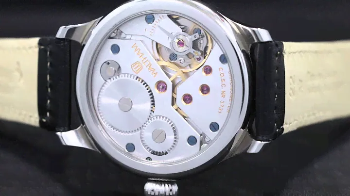 Men watch with Cloisonne enamel dial Jaguar movement 6498 ETA Unitas Waltham