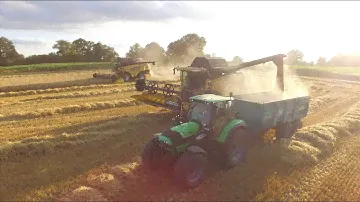 Moisson d'orge 2020 - 2x New Holland - ETA NORMANDIE