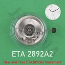 Часовой механизм ETA 2892A2, часовой механизм без украшения, аксессуары для часов, новый оригинальный механический механизм, 2892 (art.: 3920c1c37e331)