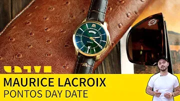 Швейцарские бронзовые часы Maurice Lacroix Pontos Day Date