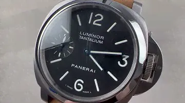Panerai Luminor Tantalum PAM 172 Panerai Watch Review