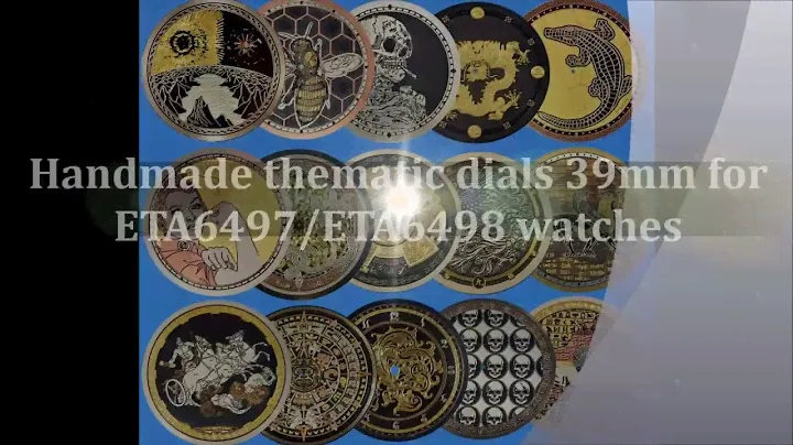 Handmade dials for ETA 6497/ETA6498 watches