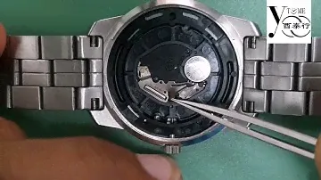 How to Remove Stem ETA Swiss Common Movement ETA瑞士机芯把芯取出教学