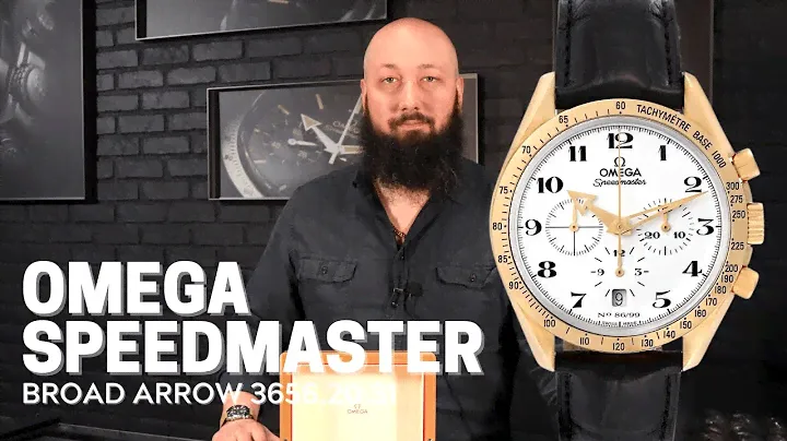 Omega Speedmaster Broad Arrow Enamel Limited Series Yellow Gold Watch 3656.20.31 | SwissWatchExpo