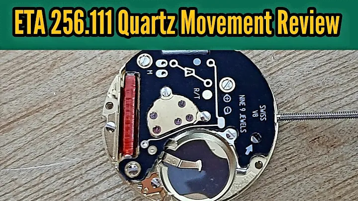 Rado ETA 256.111 Swiss Quartz Watch Movement Unboxing Review | Watch Repair Channel