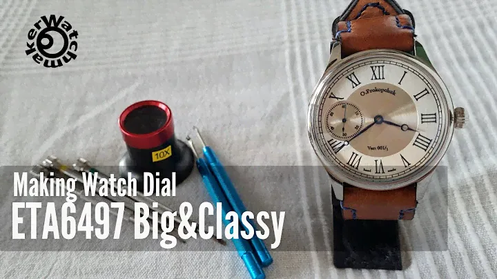 Making Watch Dial for ETA 6497 clone on CNC3020