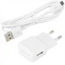 Сетевое зарядное устройство Samsung ETA-U90EWEGSTD + кабель micro USB White