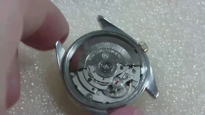 How I install a balance stop on a wrist watch, ETA 2824-2