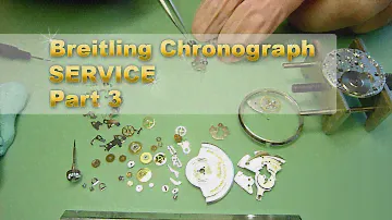 Service a Breitling Chronograph. Part 3. ETA 2892-A2 Re-Assembly. Watch repair series.