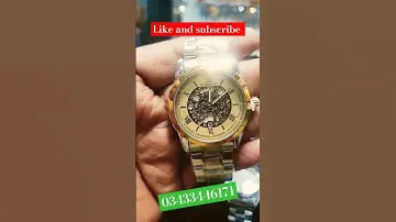 Unraion skeleton watch quartz movement #trending #youtubeshorts #rolex #omega