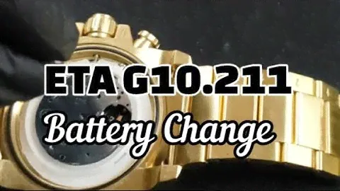 ETA CALIBER G10.211 BATTERY CHANGE - COALITION FORCES INVICTA