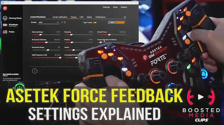 Asetek Wheelbase Force Feedback Settings Guide