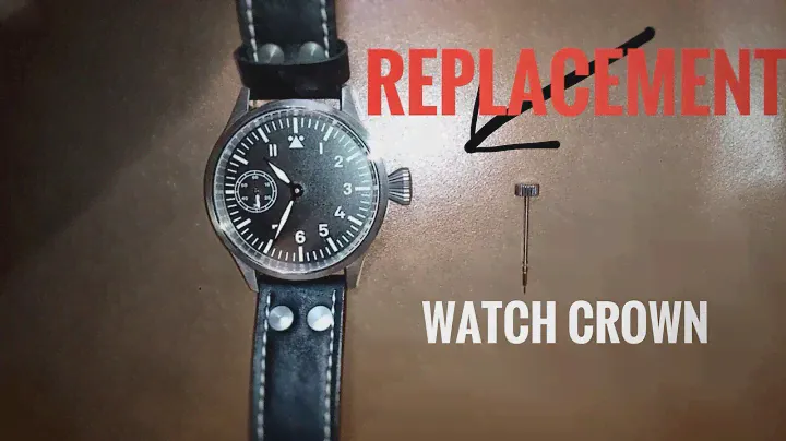 Change of the Crown on a Pilot watch with ST36 (ETA 6497) movement