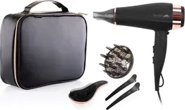 Suszarka Eta ETA | Hair Care Gift Set | ETA732090020 Fenité | 2200 W | Number of temperature settings 3 | Ionic function | Diffuser nozzle | Juodas Edition