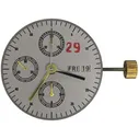 Часовой механизм 28800 Bph Clone Automatic Chronograph Watch Movement 7750 ETA VALJOUX White 3h